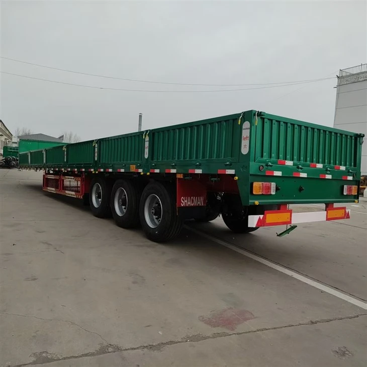 Fence Semi Trailer Side Wall Trailer Flatbed Trailer With Side Wall factory