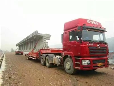 Specialioji sijų transportavimo priekaba
